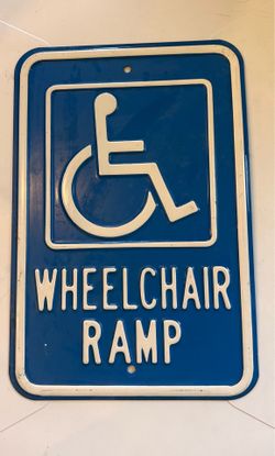 Vintage embossed retired street sign