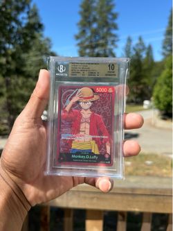 Trade / Selling • BGS 10 Luffy Super Pre-Release One Piece ST01 001
