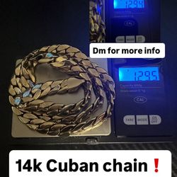 14k Gold Cuban Link Chain 