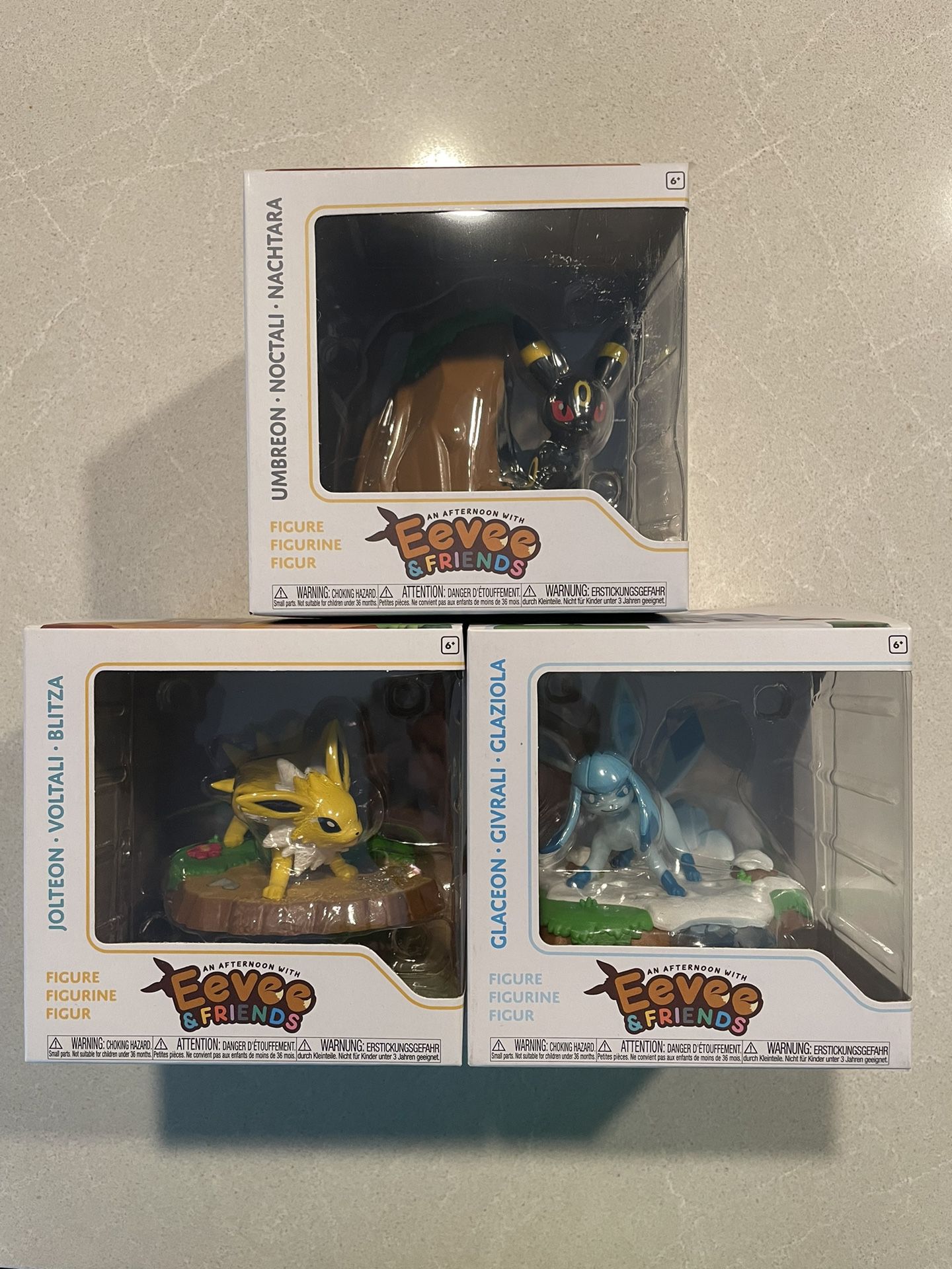 Afternoon with Eevee Funko Figure Set *MINT* Pokemon Center Exclusive Umbreon Jolteon Glaceon Collectible TCG Games