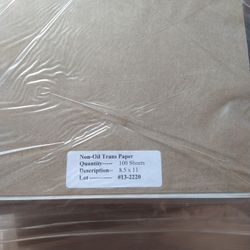 Non Oil Tens Paper