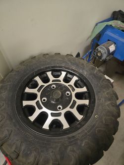 Honda Talon wheels and tires 28x9x15 set of 5