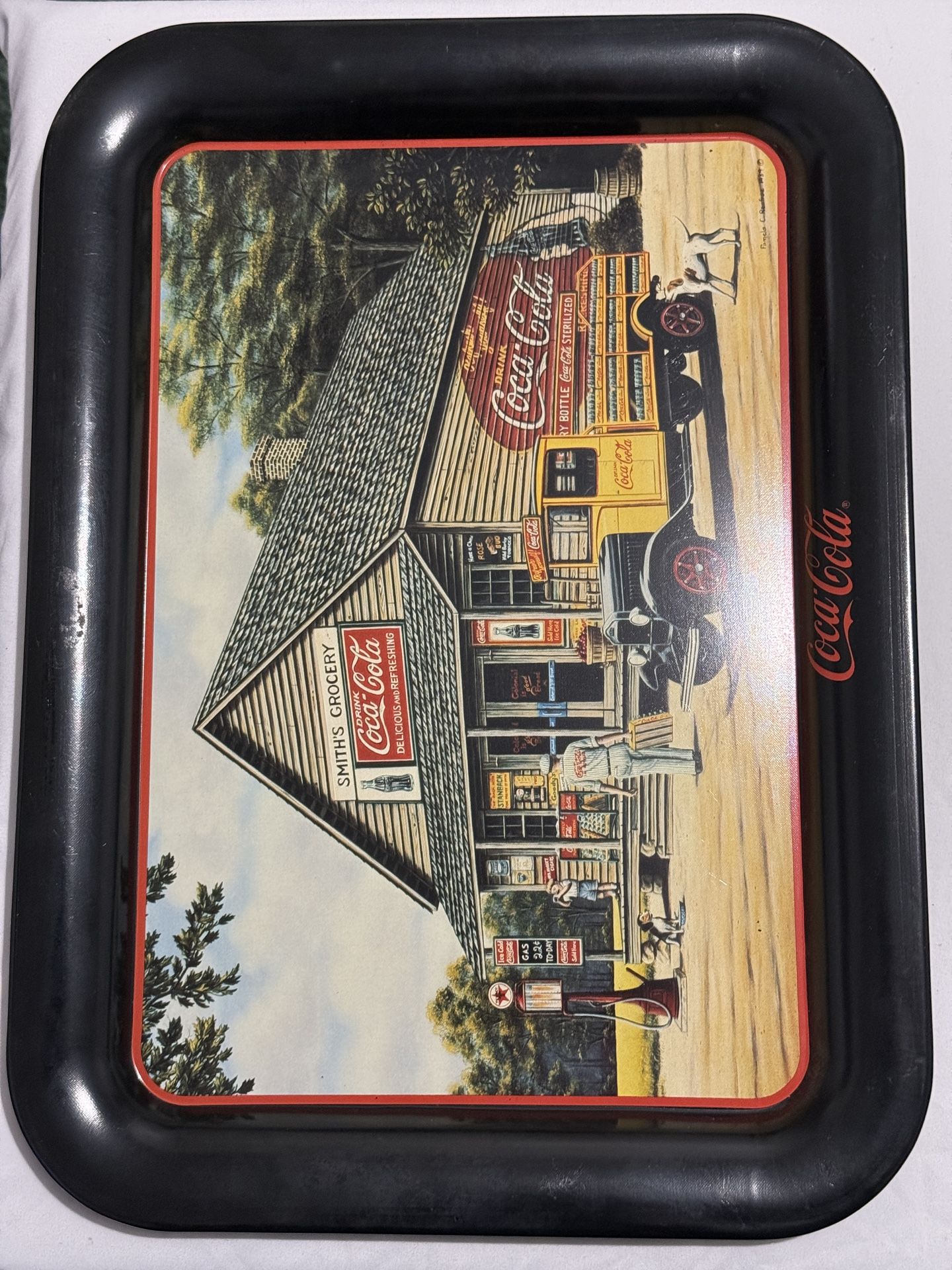 Coca-Cola Collectible Tray – Smith’s Grocery Country Store (1990 Vintage)