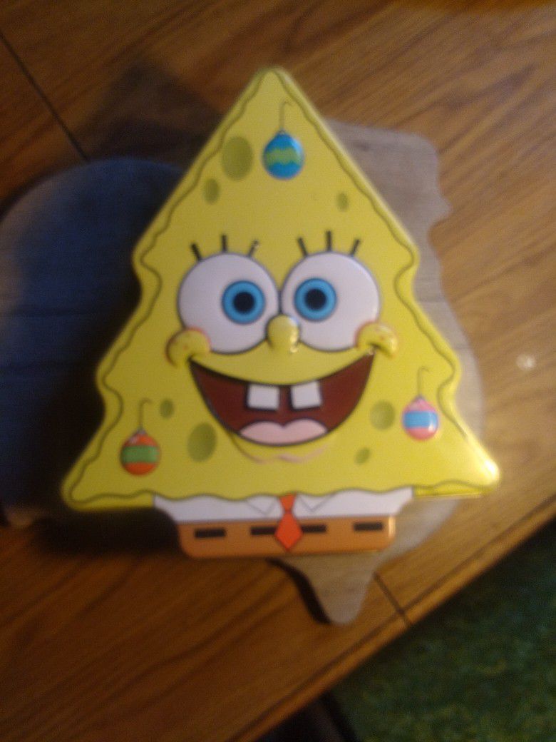 Sponge Bob Square Pants Cookie Tin 