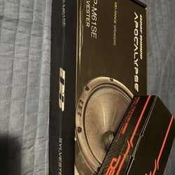 Apocalypse Sylvester And Ds18 Speakers And Tweeters