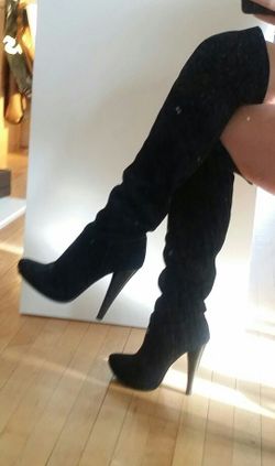 ALDO Size 6.5 36.5 Suede High Boots