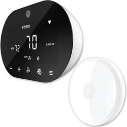 CYNC Smart Thermostat & Temperature Sensor, Energy Star Certified, Smart Home WiFi Thermostat, Compatible with Alexa & Google Home