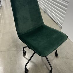 Dark Green Velvet Desk Chairs