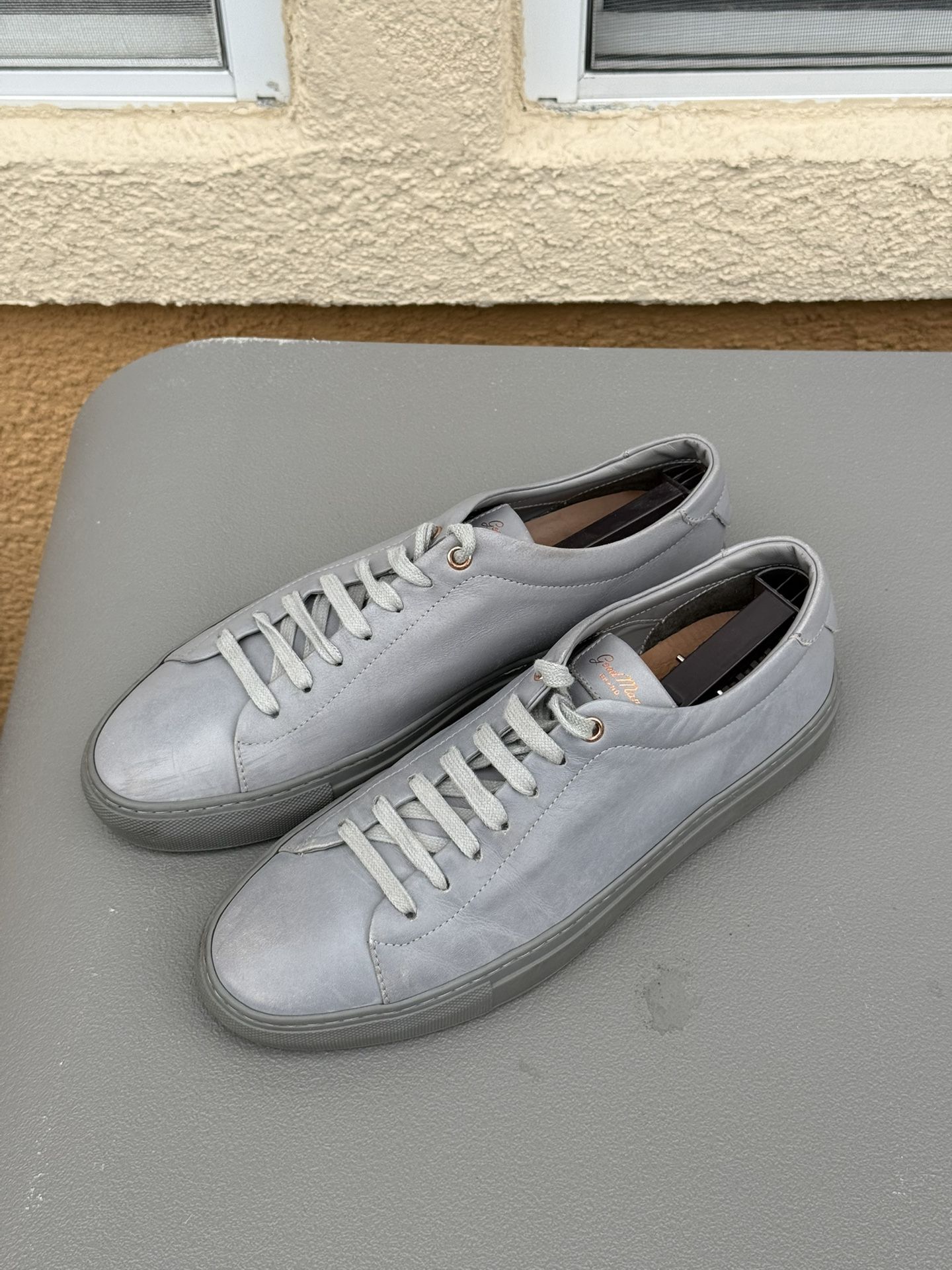 Good Man Brand Grey Men Leather Sneaker US 8/EU 41