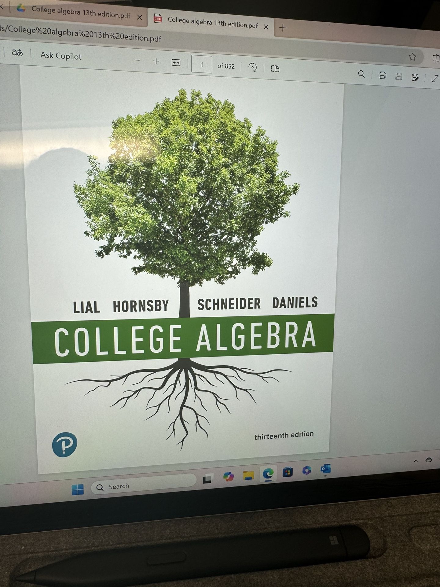 COLLEGE ALGEBRA BOOK PDF