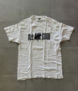 Rare Vintage Undefeated "All Good" T-Shirt - White - Made in USA - Men's Size M