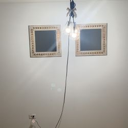 2 Wall decor mirror set