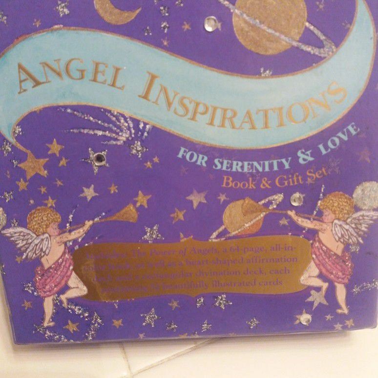 ANGEL INSPIRATION :FOR Sereity & Love :Book & Get Set Cards