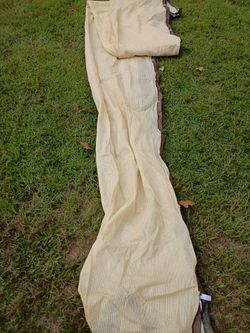 A Long New Beige Color Tarp