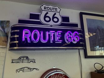 Route 66 Neon Sign Wall Light