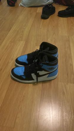 Blue and black Air Jordan 1 Retro High OG