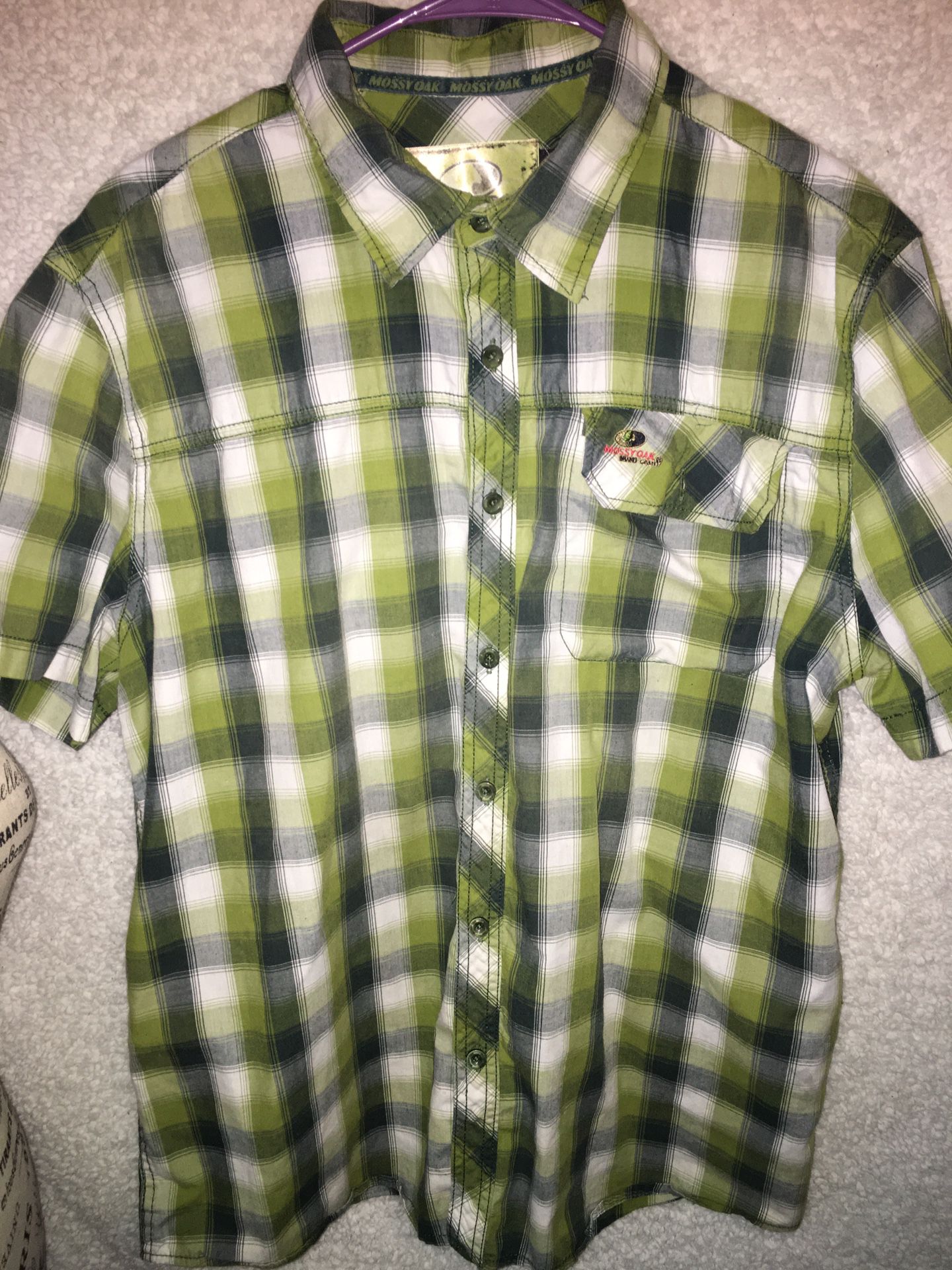 Men’s Mossy Oak Button Up Shirt