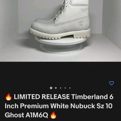 Ghost White Timberland Boots