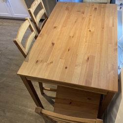 **IKEA GREAT CONDITION Wooden Table And Chairs