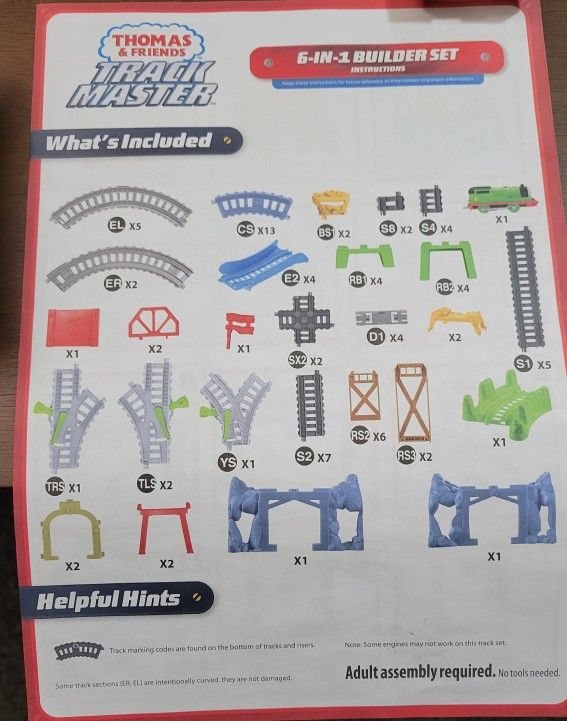 Thomas And Friends 6 In 1 Motorized Train Set