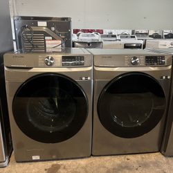 ⚡ Samsung Electric Washer & Dryer Set ⚡