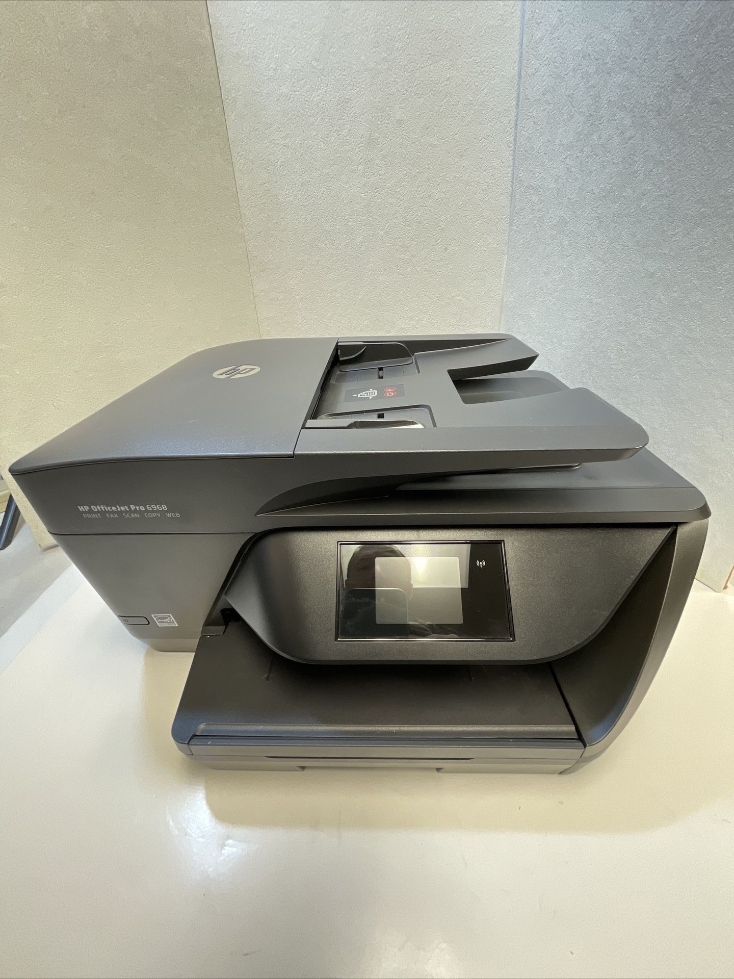 HP OfficeJet Pro 6968 All-in-One Inkjet Printer Wireless Fax Scan Needs Ink 