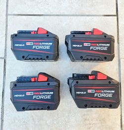 Milwaukee 18V FORGE Battery 12Ah ($170 EACH)