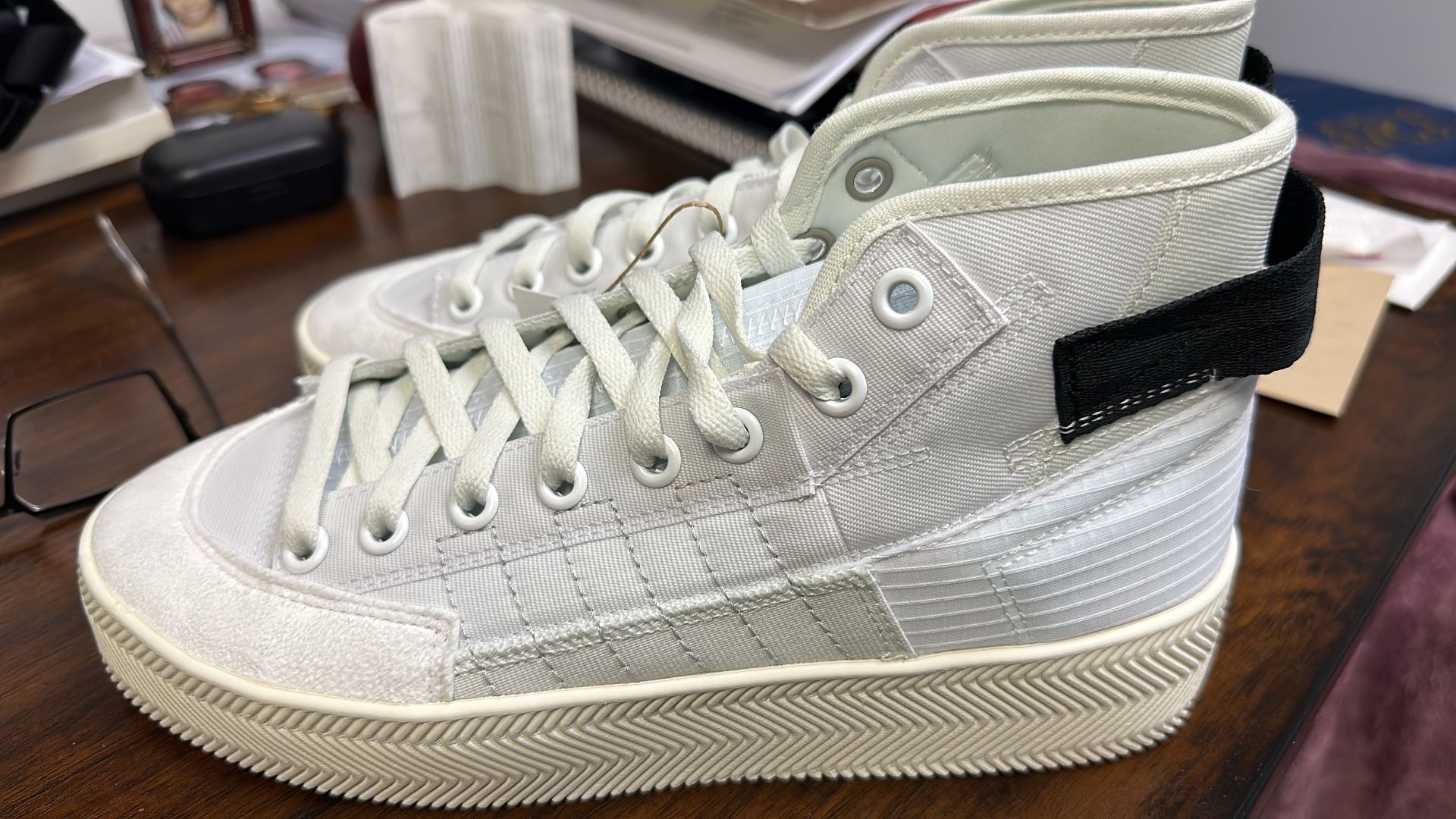 adidas parley nizza cloud white hi