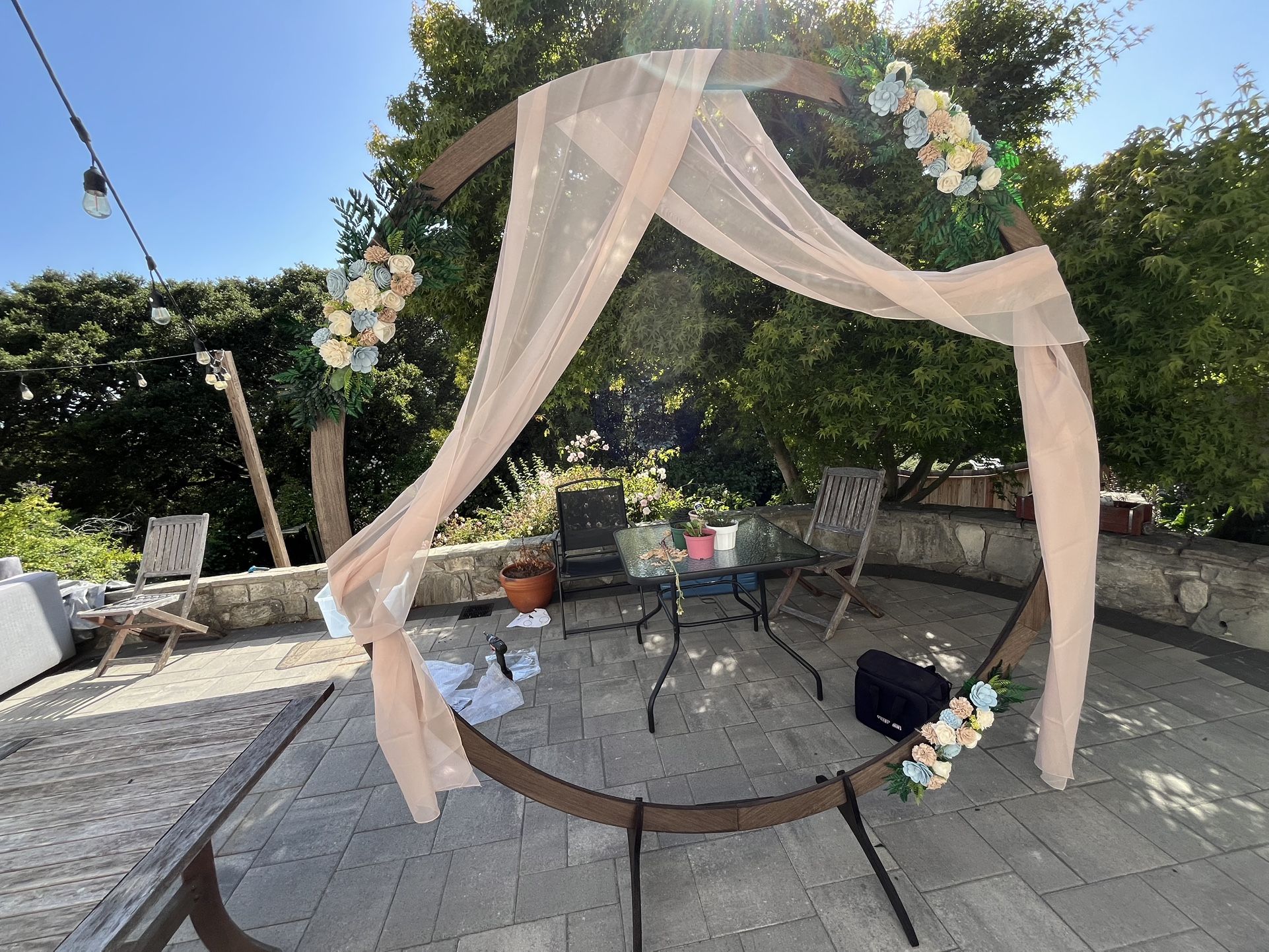 Blush Arch Drape