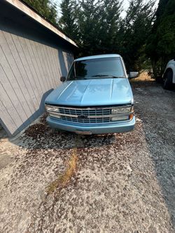 Chevy C/K Pickup Truck Light Blue