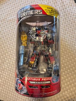 Tranformers Movie Leader Class OPTIMUS PRIME with LEGENDS JAZZ & BUMBLEBEE