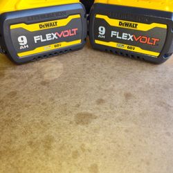 DeWalt Battery Flex 9 AH Volt