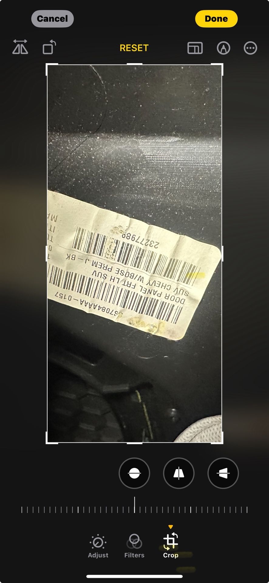 Door Panel Chevy Taho LTZ 2015-2020