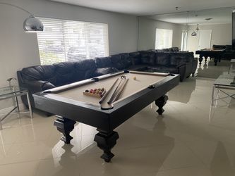 Custom Italian Single Slab 7ft Pool Table