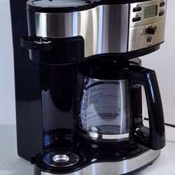 Hamilton Beach 2-Way Brewer Coffee Maker, Single-Serve and 12-Cup Pot #342