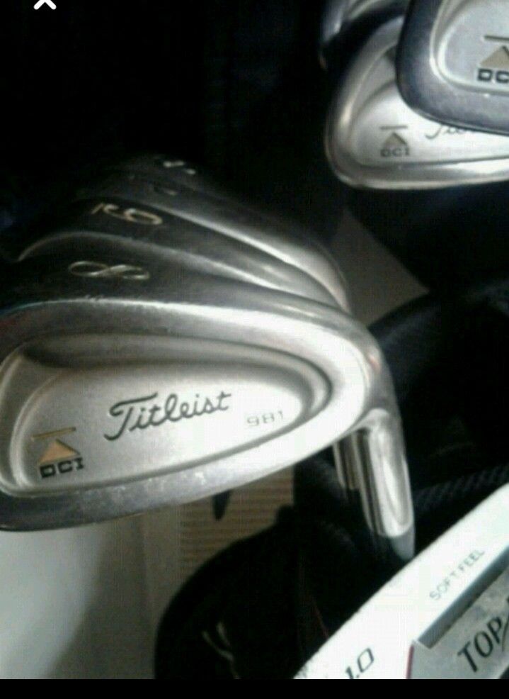 Titleist irons + Bag + 3 wood