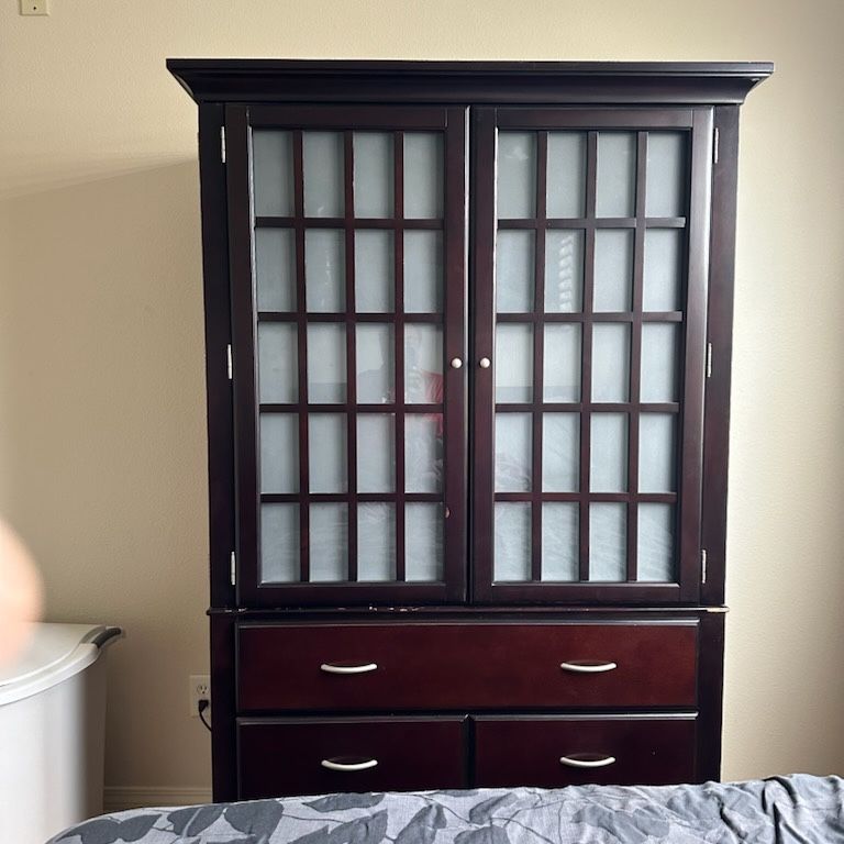 Two Drawer Armoire