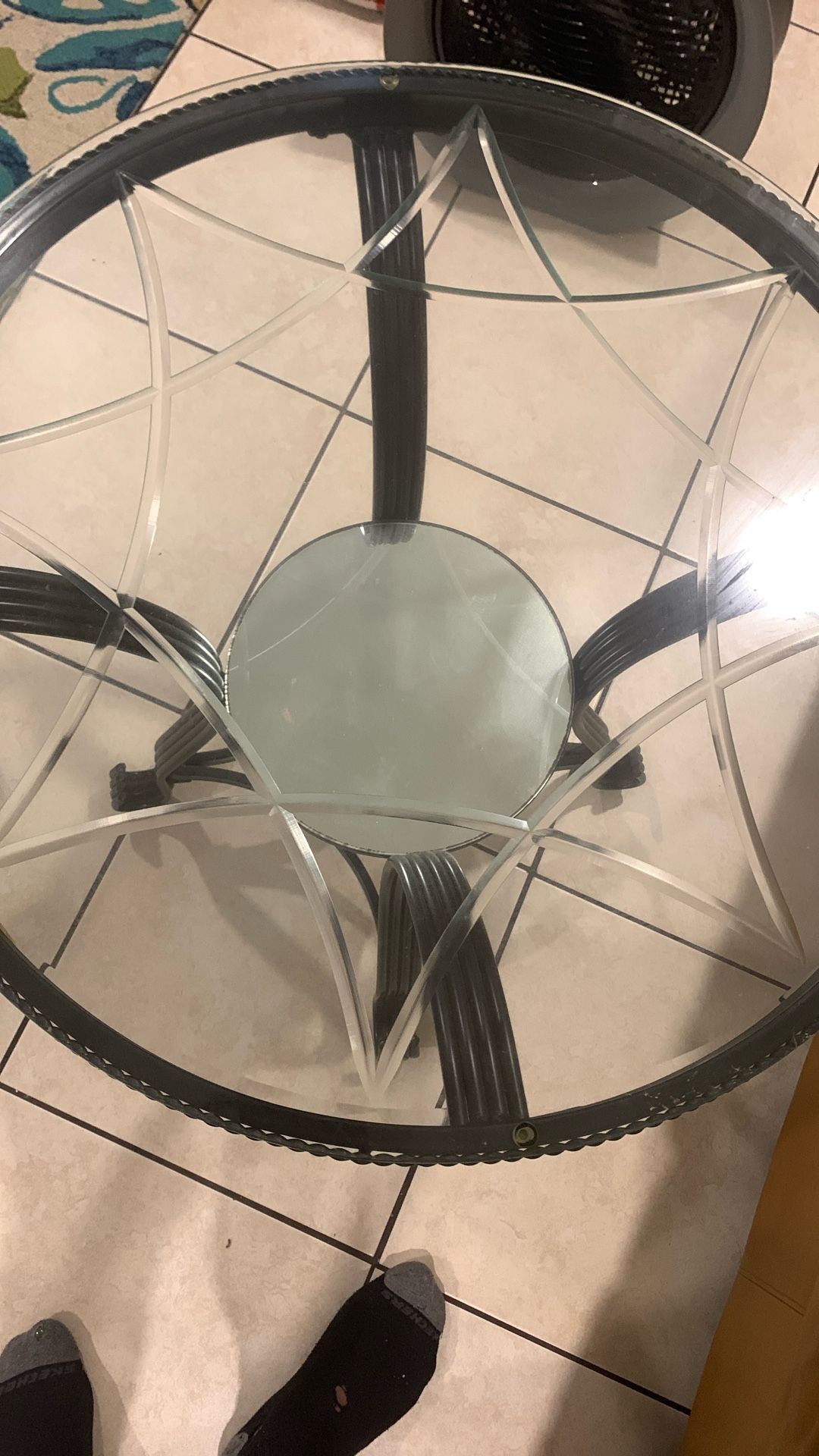 Glass And mirror Tables 