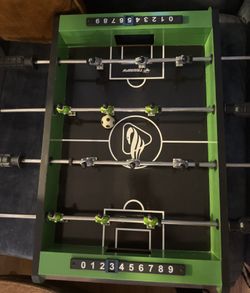 Portable Foosball/Soccer Game 