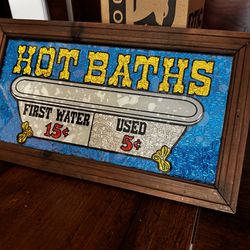 Antique Bath Sign