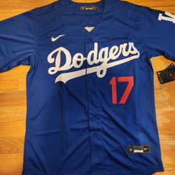 MLB Dodgers ohtani baseball uniform No.17