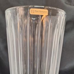 Large BEAUTIFUL Nachman Lead Crystal Vase PERFECT CONDITION Retails for almost 300