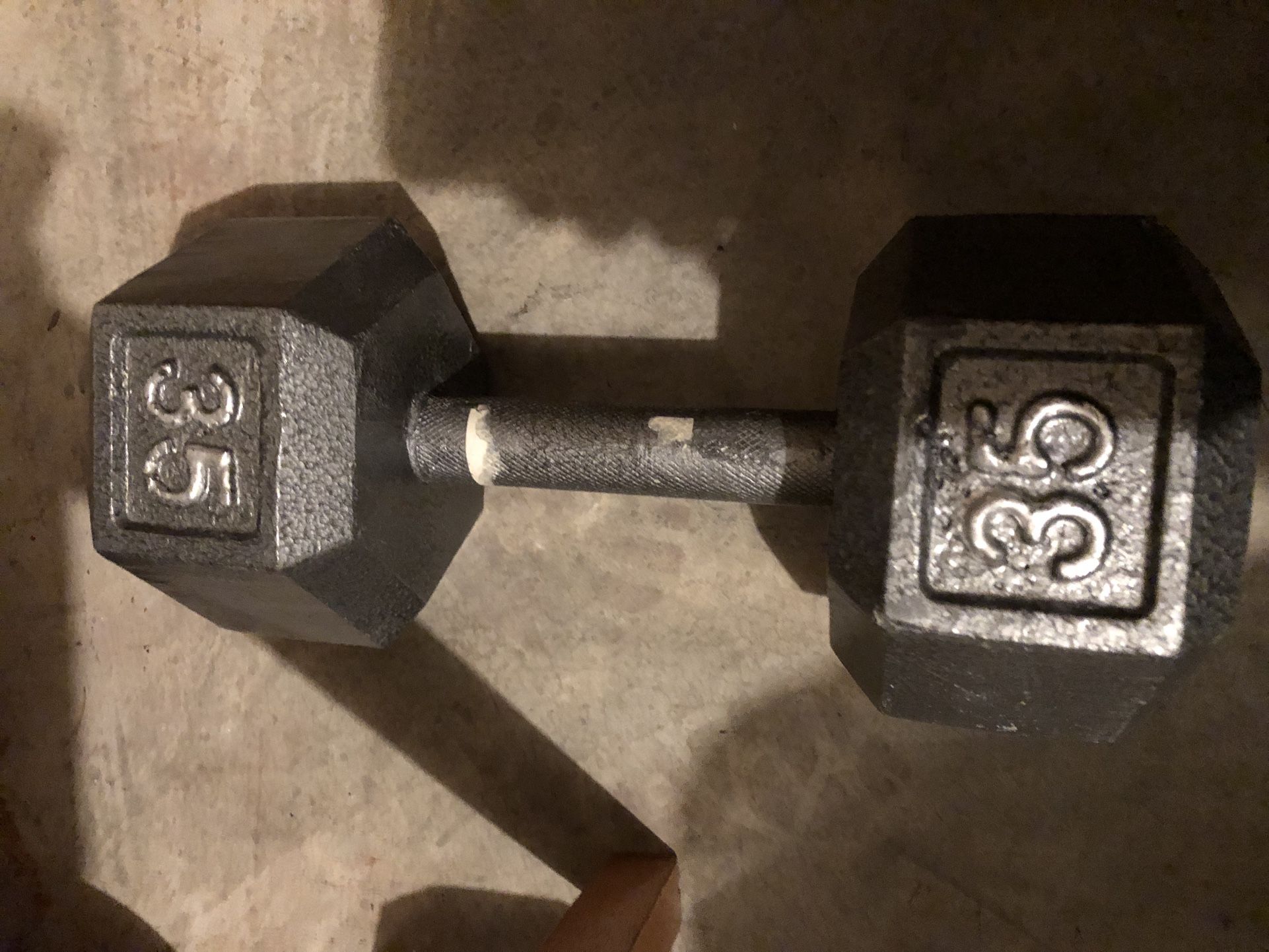 Single 35lb Dumbbell