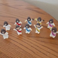 New 10 Mini Tiny Jesus Figures