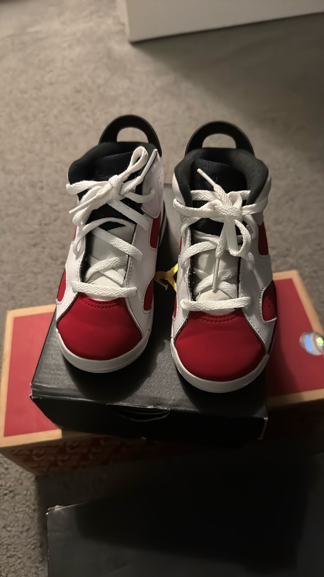 Jordan 6 Retro Carmine Size 9c 