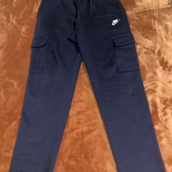 Navy Blue Nike Cargo Sweatpants