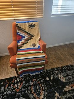 Burnt Orange Accent Chair. AVAILABLE!