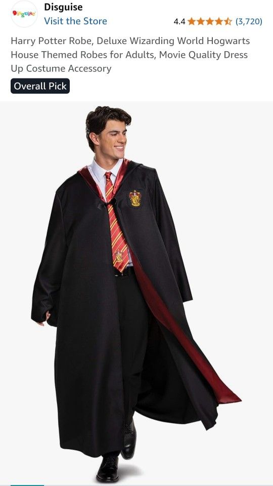 NEW HARRY POTTER PREMIUM QUALITY ROBE