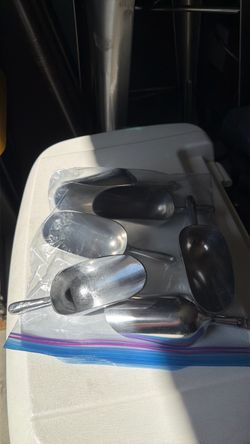 Metal Ice Scoops/Candy scoops Set of 6