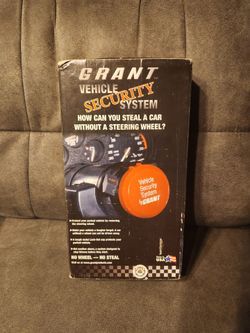 Grant No Wheel No Steal Vehicle Security System 2001 Driving Accesories NIB